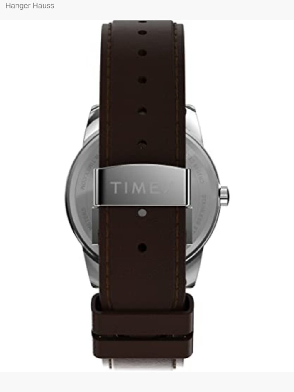 38mm Easy Reader Watch Leather Strap Quartz Indiglo Water Resistant - Picture 3 of 7